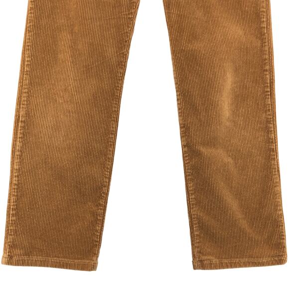 Love Tree Womens Size S Corduroy Pants Exposed Button Fly Stretch Tan Straight - Picture 4 of 13